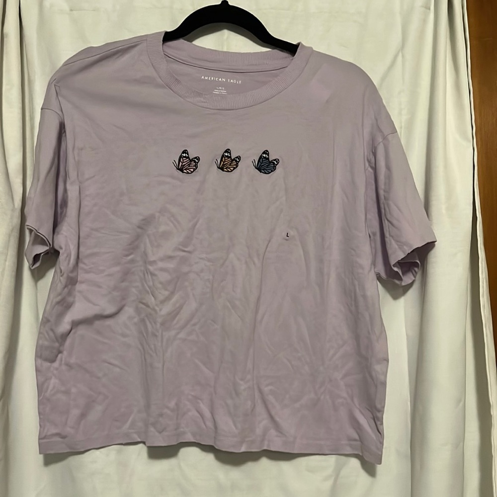 AE Crop Graphic Tee
